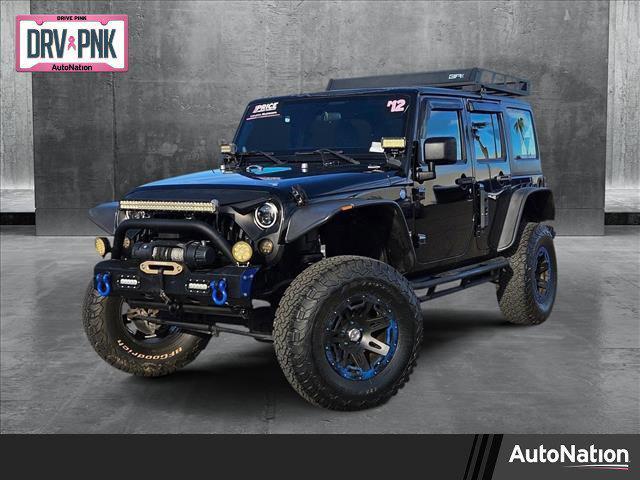 used 2012 Jeep Wrangler Unlimited car, priced at $23,997