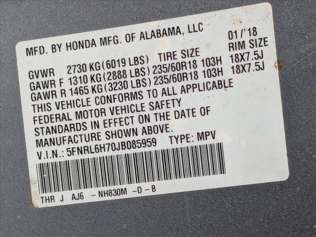used 2018 Honda Odyssey car, priced at $20,991