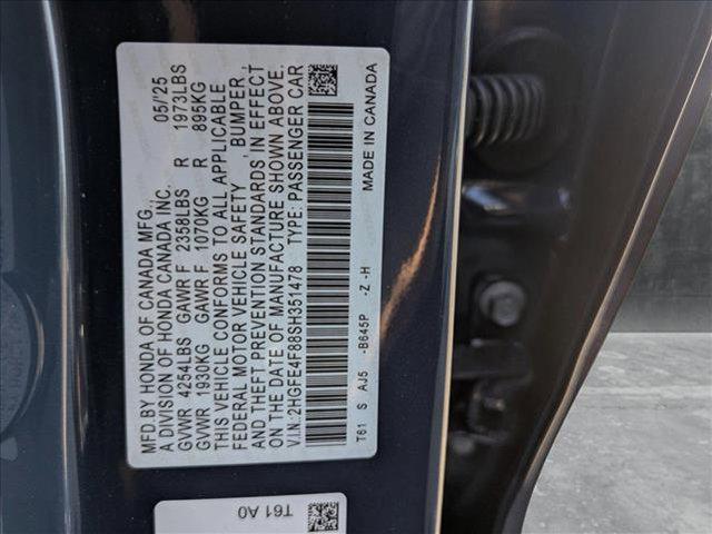 new 2025 Honda Civic Hybrid car, priced at $31,852