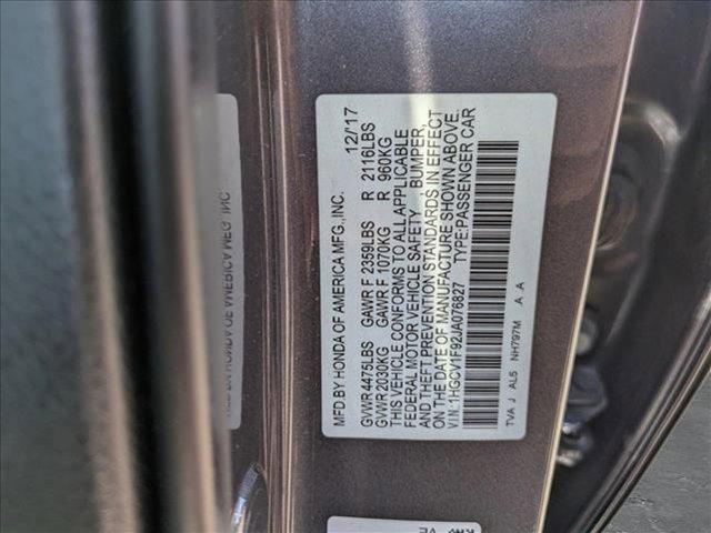 used 2018 Honda Accord car, priced at $17,994