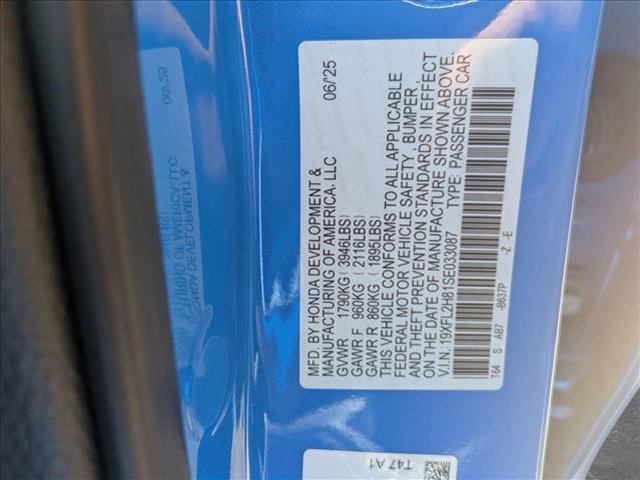 new 2025 Honda Civic car, priced at $28,005