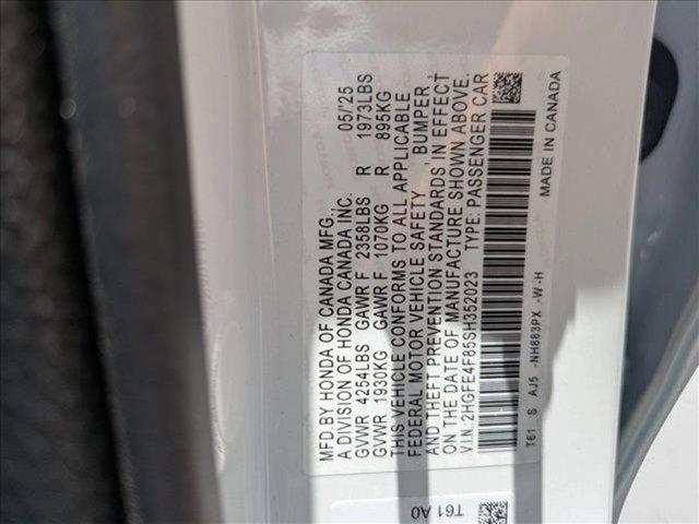 new 2025 Honda Civic Hybrid car, priced at $31,852