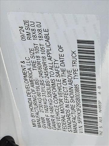 new 2025 Honda Ridgeline car, priced at $42,298