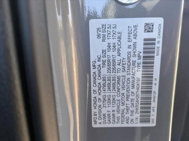 new 2026 Honda CR-V car, priced at $33,490