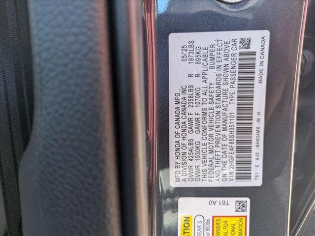 new 2025 Honda Civic Hybrid car, priced at $31,419