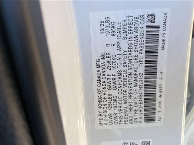 new 2026 Honda Civic Hybrid car, priced at $29,826