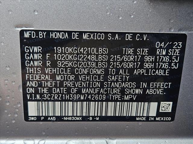 used 2023 Honda HR-V car, priced at $20,281