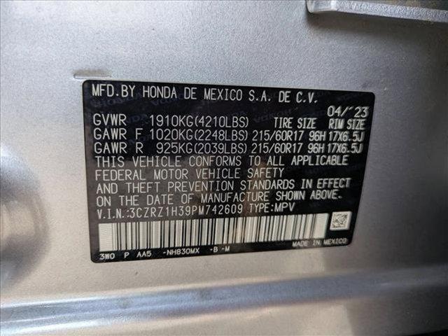 used 2023 Honda HR-V car, priced at $19,998