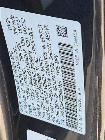 new 2025 Honda CR-V car, priced at $33,977