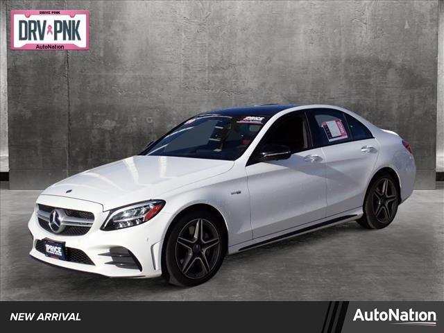 used 2020 Mercedes-Benz AMG C 43 car, priced at $43,998