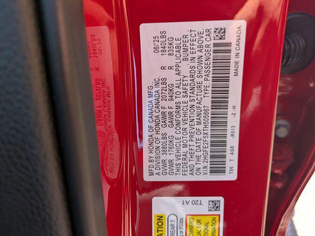 new 2026 Honda Civic car, priced at $27,745