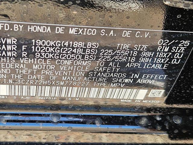 new 2025 Honda HR-V car, priced at $29,308