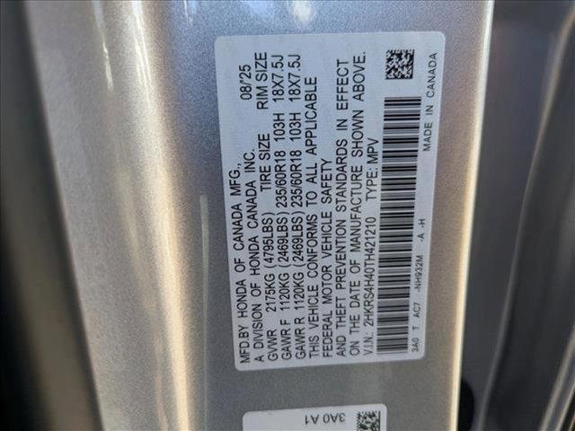 new 2026 Honda CR-V car, priced at $36,100