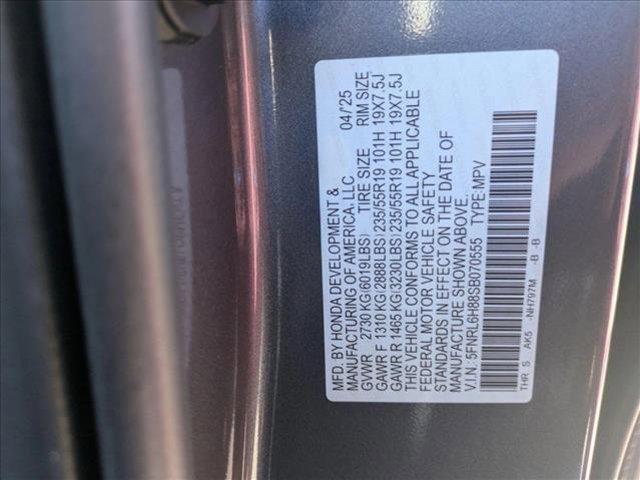 new 2025 Honda Odyssey car, priced at $45,181