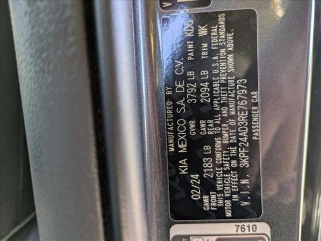 used 2024 Kia Forte car, priced at $16,594