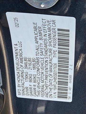 new 2025 Honda Civic car, priced at $28,071