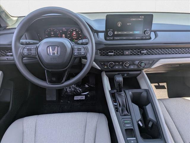 new 2025 Honda Accord car, priced at $30,996