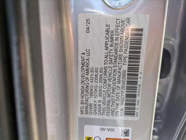 new 2025 Honda Accord car, priced at $28,528