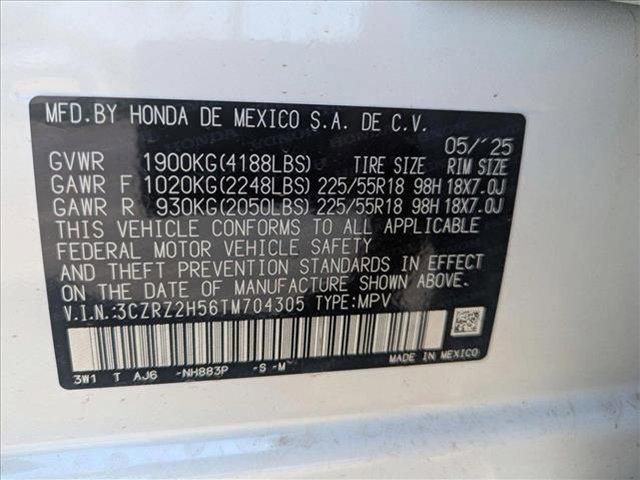 new 2026 Honda HR-V car, priced at $30,223