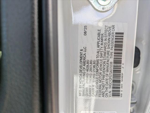 new 2025 Honda Accord Hybrid car, priced at $33,975