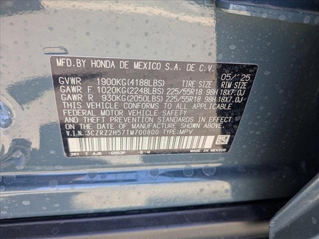 new 2026 Honda HR-V car, priced at $31,350