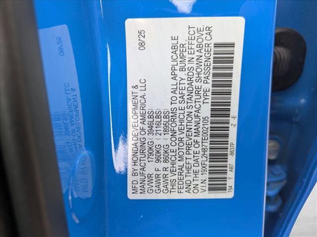 new 2026 Honda Civic car, priced at $28,382