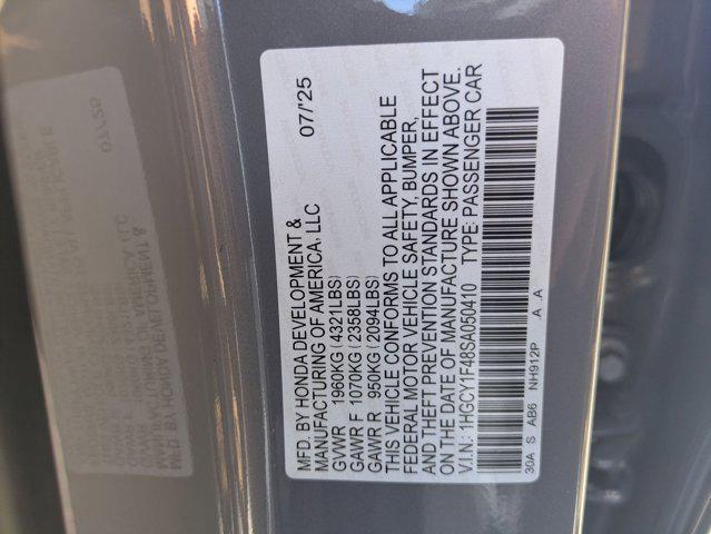 new 2025 Honda Accord car, priced at $30,996