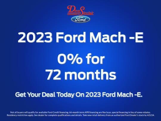 new 2024 Ford Mustang Mach-E car, priced at $45,699