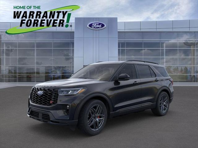 new 2025 Ford Explorer car, priced at $57,077