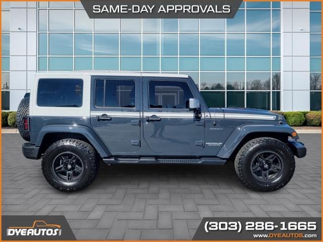 used 2017 Jeep Wrangler Unlimited car, priced at $21,999