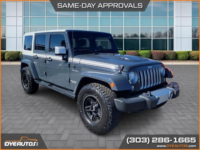 used 2017 Jeep Wrangler Unlimited car, priced at $21,999