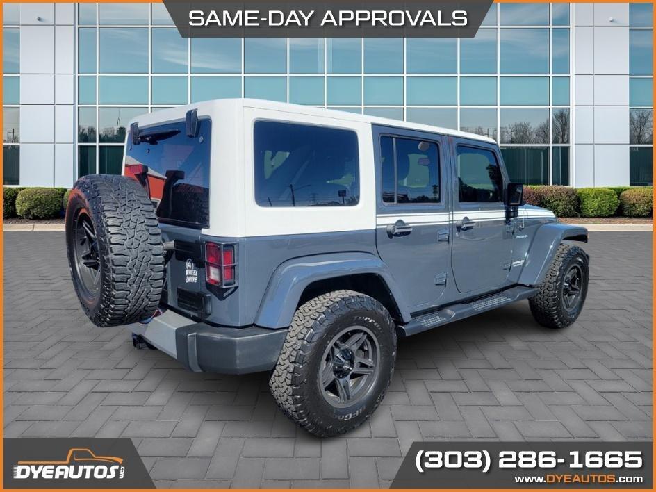 used 2017 Jeep Wrangler Unlimited car, priced at $20,999