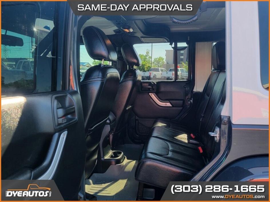 used 2017 Jeep Wrangler Unlimited car, priced at $20,999