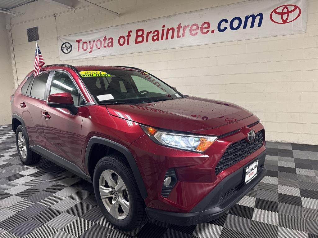 used 2021 Toyota RAV4 car, priced at $30,570