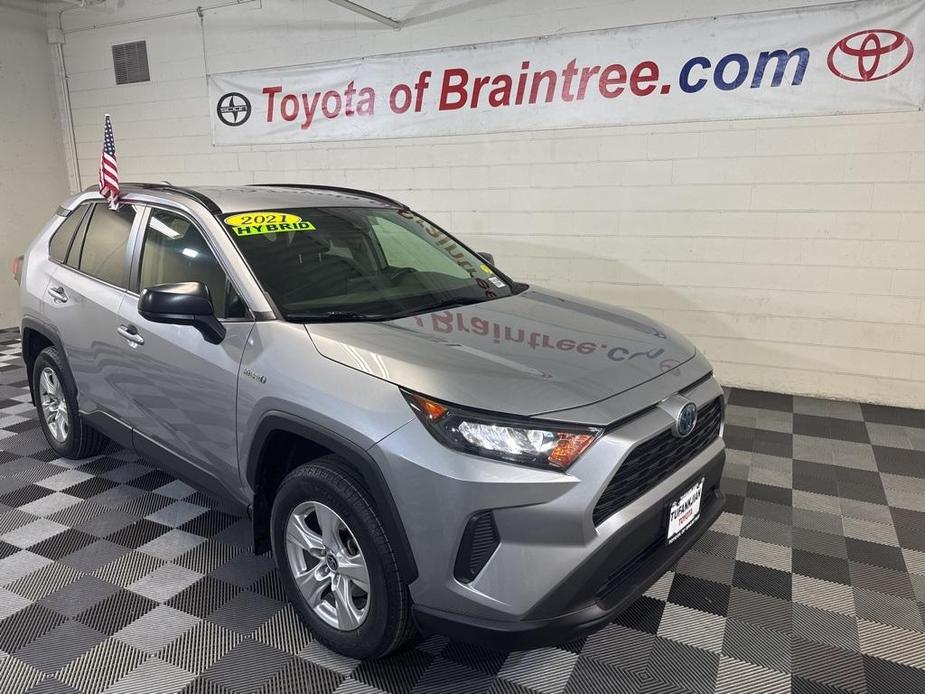 used 2021 Toyota RAV4 Hybrid car, priced at $29,295