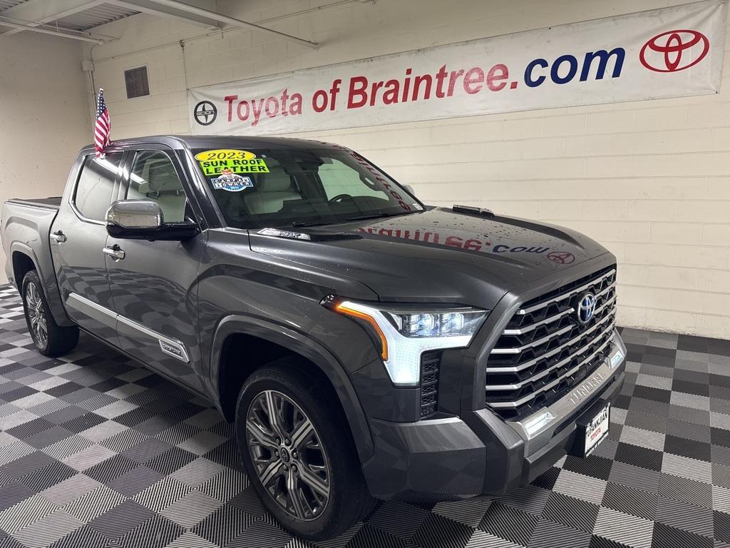 used 2023 Toyota Tundra Hybrid car, priced at $58,890