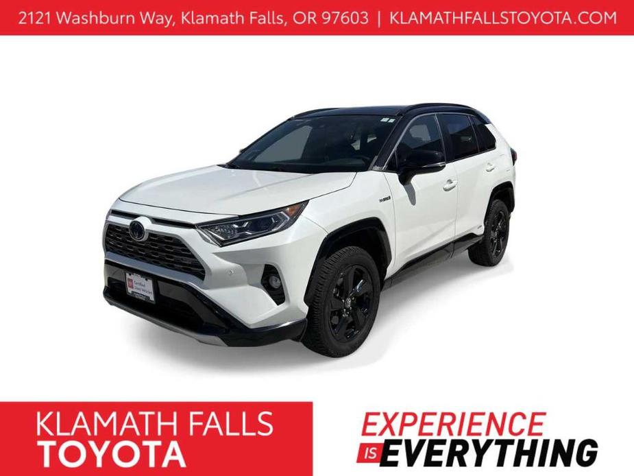 used 2020 Toyota RAV4 Hybrid car, priced at $31,477