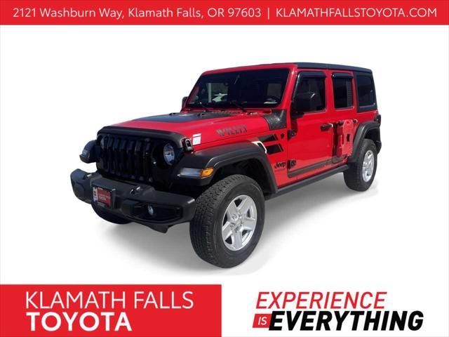 used 2021 Jeep Wrangler Unlimited car, priced at $32,226