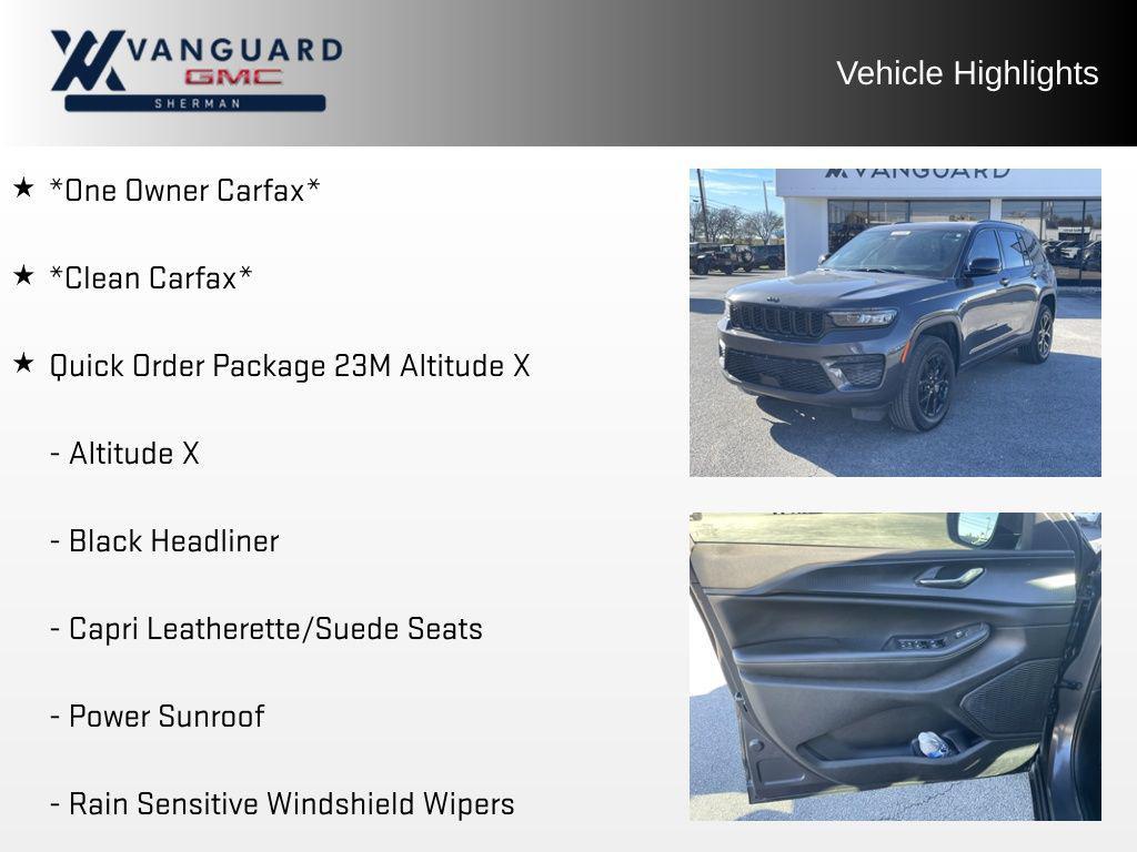used 2025 Jeep Grand Cherokee car, priced at $39,000