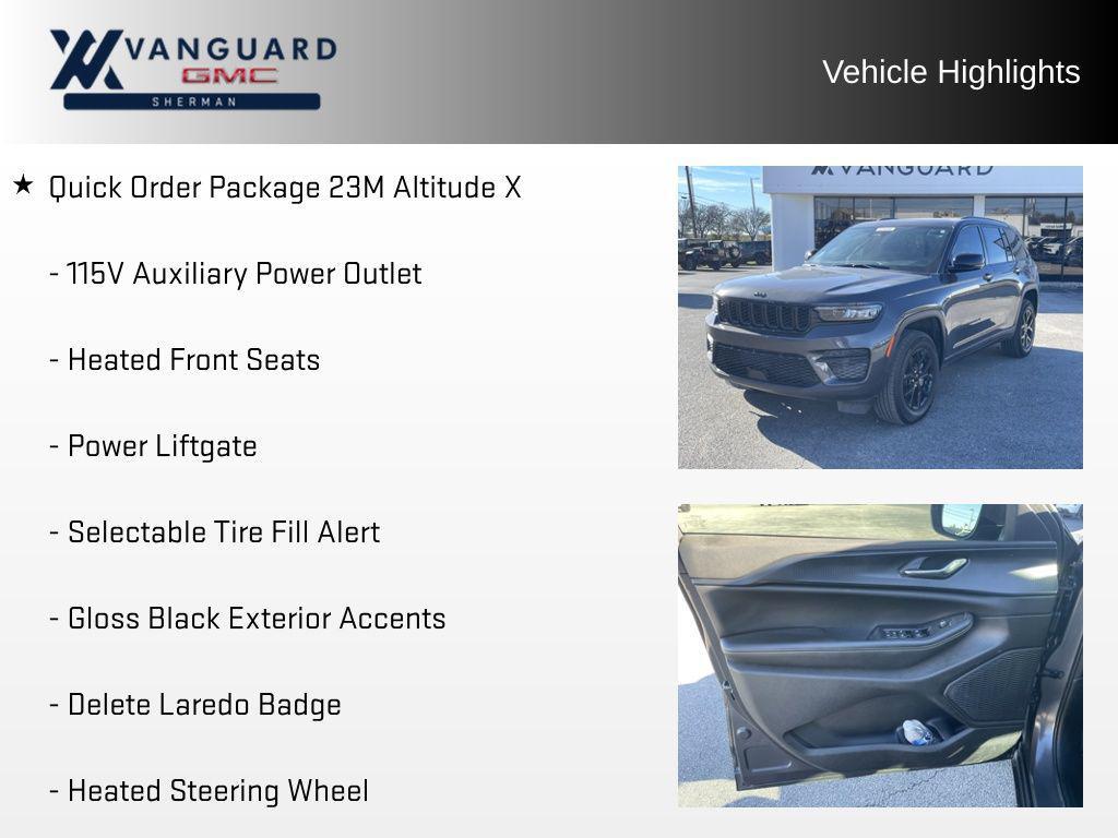 used 2025 Jeep Grand Cherokee car, priced at $39,000