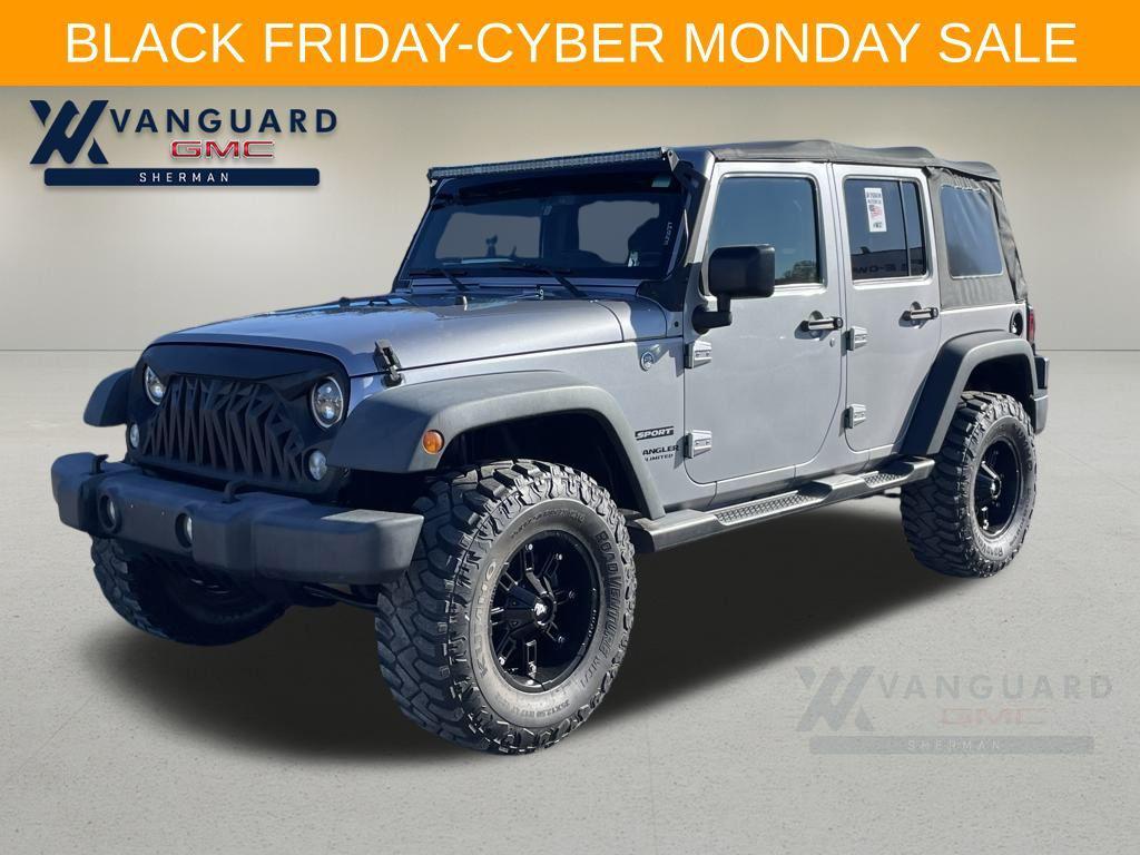 used 2017 Jeep Wrangler Unlimited car, priced at $16,887