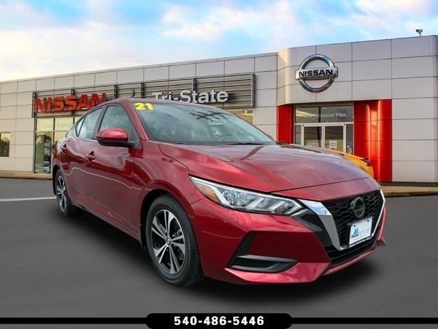 used 2021 Nissan Sentra car, priced at $19,500