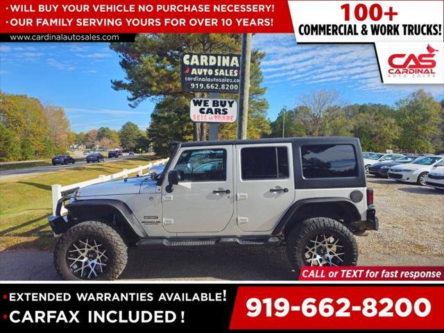 used 2012 Jeep Wrangler Unlimited car, priced at $13,999