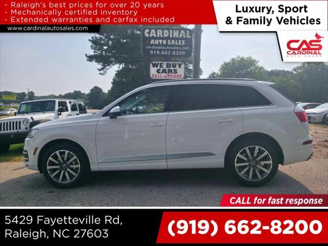 used 2018 Audi Q7 car, priced at $17,777