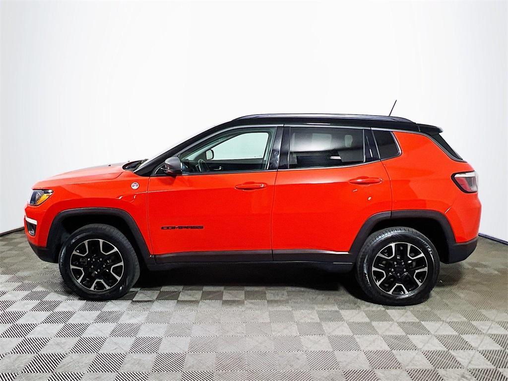 used 2021 Jeep Compass car, priced at $18,000