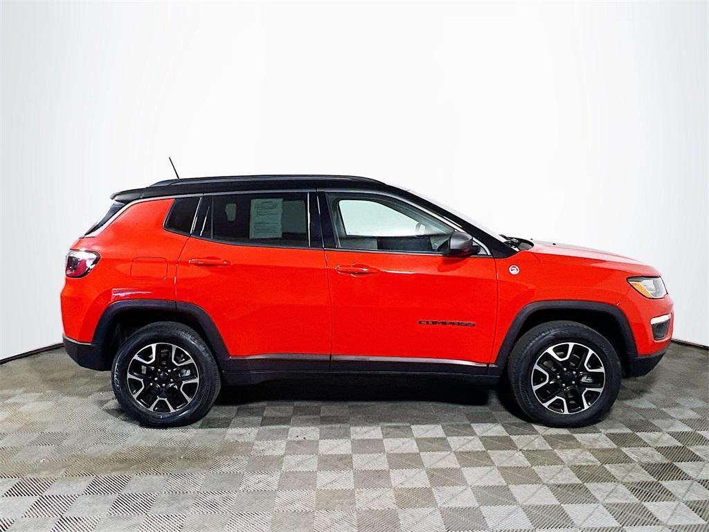 used 2021 Jeep Compass car, priced at $18,000