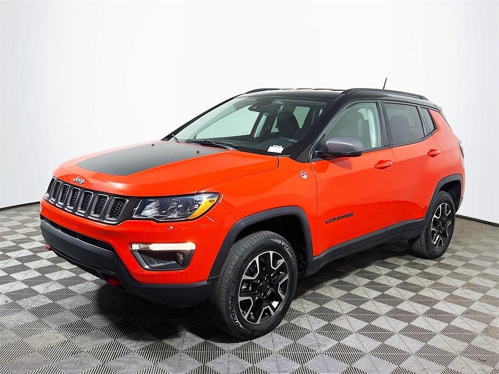 used 2021 Jeep Compass car, priced at $18,000