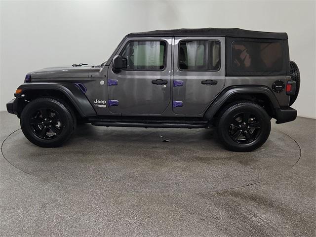 used 2021 Jeep Wrangler Unlimited car, priced at $27,500