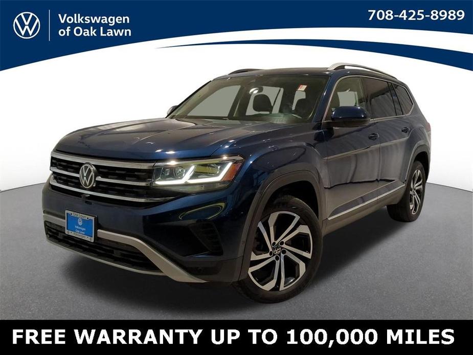 used 2021 Volkswagen Atlas car, priced at $30,000