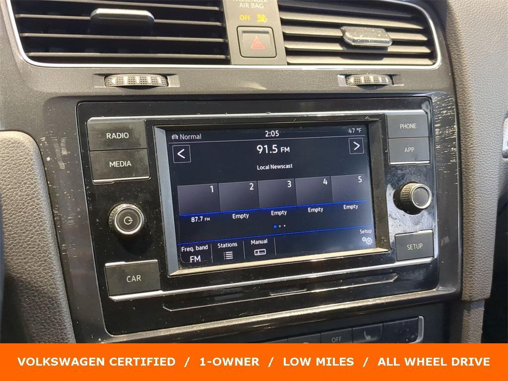 used 2019 Volkswagen Golf Alltrack car, priced at $18,991